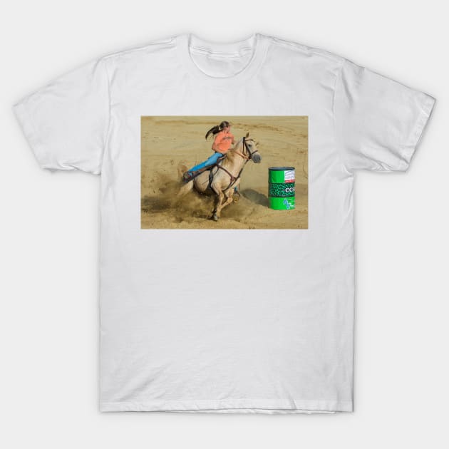 Barrel Racer T-Shirt by joesaladino